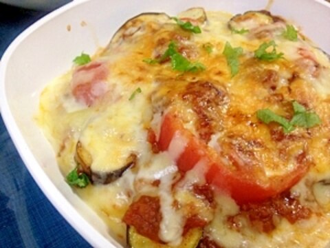 Italian 夏野菜トマトとナスのグラタン レシピ 作り方 By Anelavivi 楽天レシピ